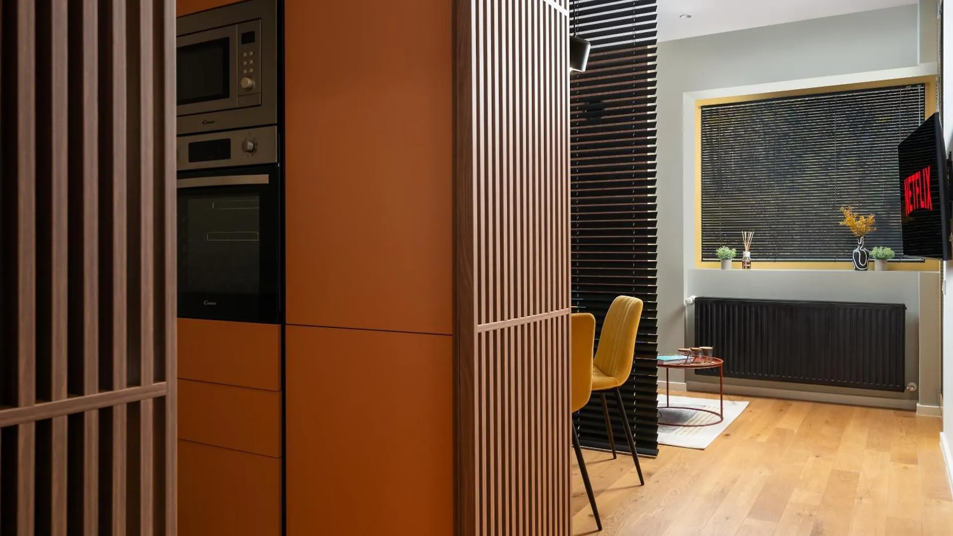 Daire Retro La Studio - Aviatiei Park - Parking - Netflix - Private Garden Bükreş
